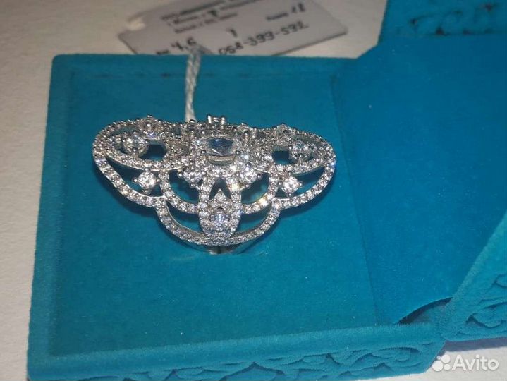 Кольцо с бриллиантами 585