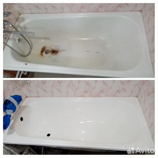 Реставрация ванн жидким акрилом Навашино