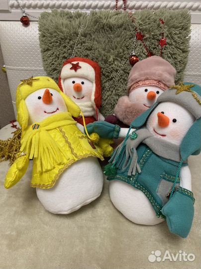 Снеговик интерьерный