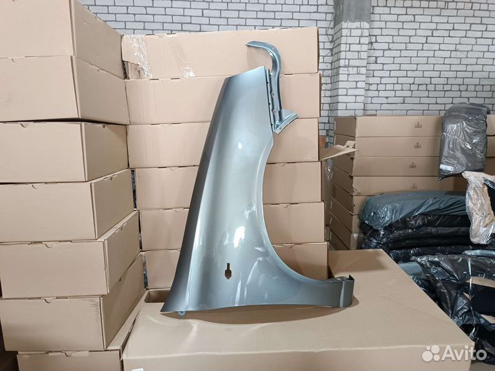 Крыло калина правое цвет темно серый металлик