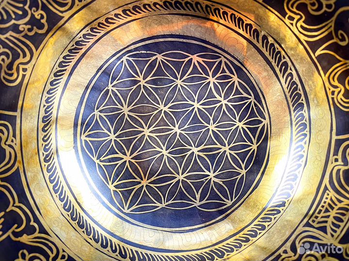 Поющая чаша кованая 21.5см, нота Фа 173гц Pr15