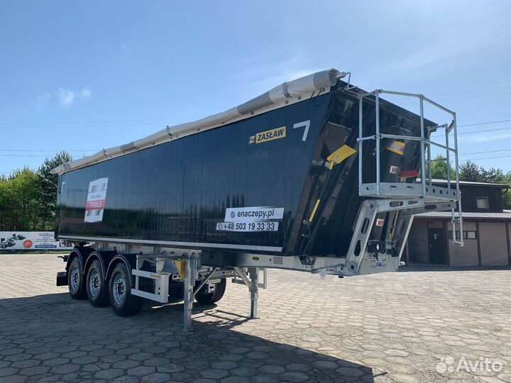 Полуприцеп зерновоз Zaslaw 50 м3, 2023