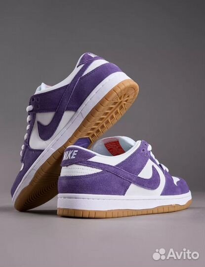 Кроссовки Nike Sb Dunk Low Purple Suede