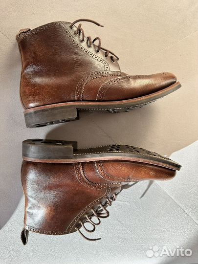 Ботинки grenson Sharp Brogue Derby Boot - Tan