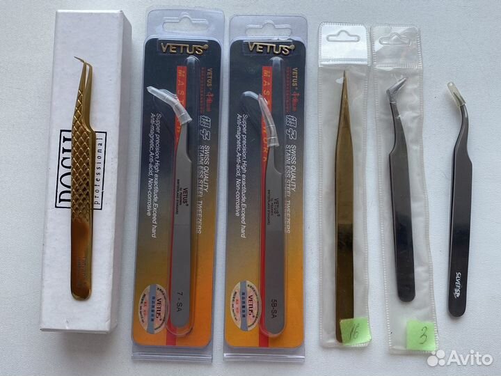 Пинцеты для наращивания ресниц