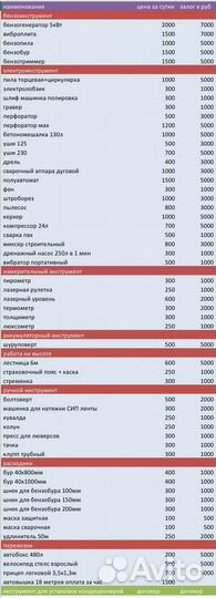 Прокат инструмента в Ростове