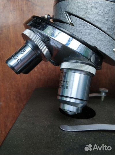 Микроскоп школьнику с подсветкой и стеклами