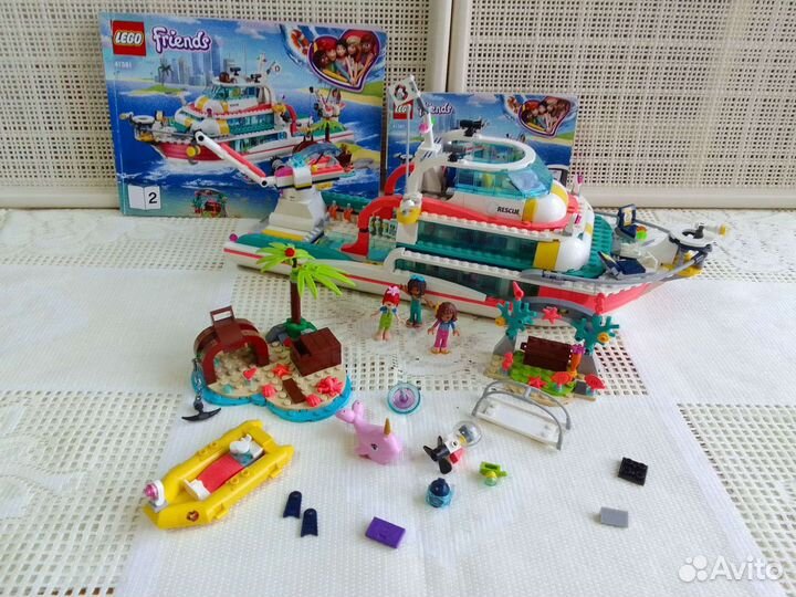 Lego Friends. 41381 катер спасение дельфина