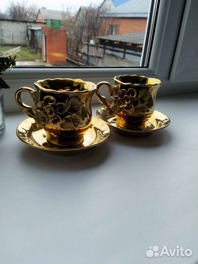 Чашечки кофейные красивые пара
