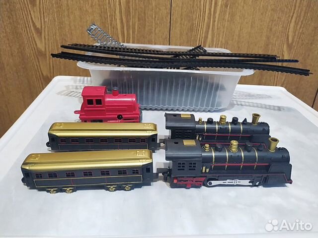 Жел.дорога с парововозиками под рем.или запчасти