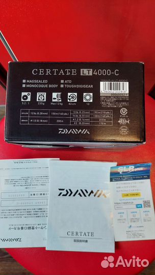 Катушка daiwa certate 4000