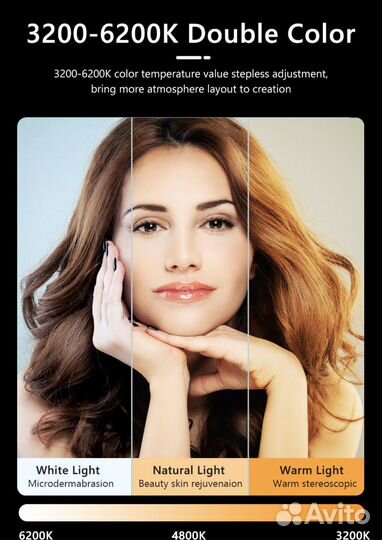 LED фото свет, управление через приложение