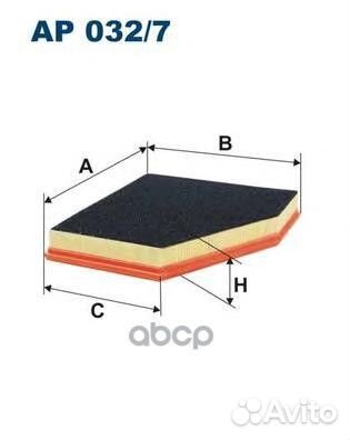 Фильтр воздушный BMW AP0327 Filtron