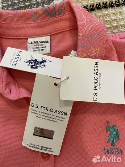 Футболка поло US Polo Assn 146-152, 11-12 лет