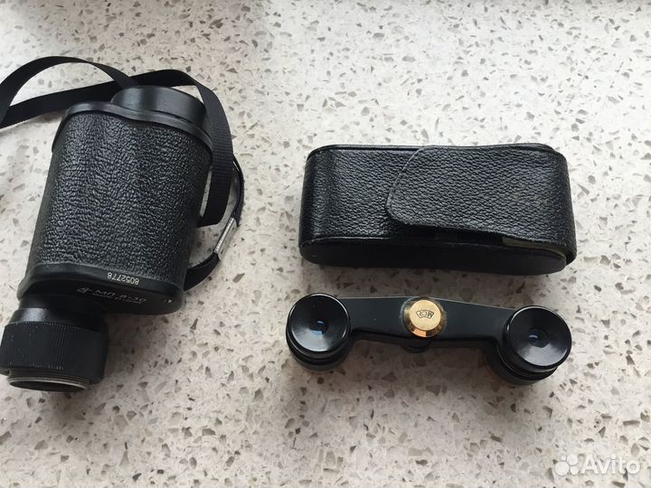 Бинокли Времен СССР Германия Row Чехол Отлично