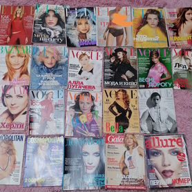 Журналы vogue elle allure cosmo 90-х и 00-х годов