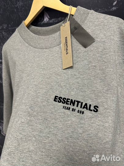 Футболка Essentials Fear Of God Серая