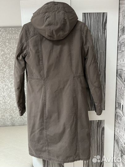 Парка женская с искусственным мехом