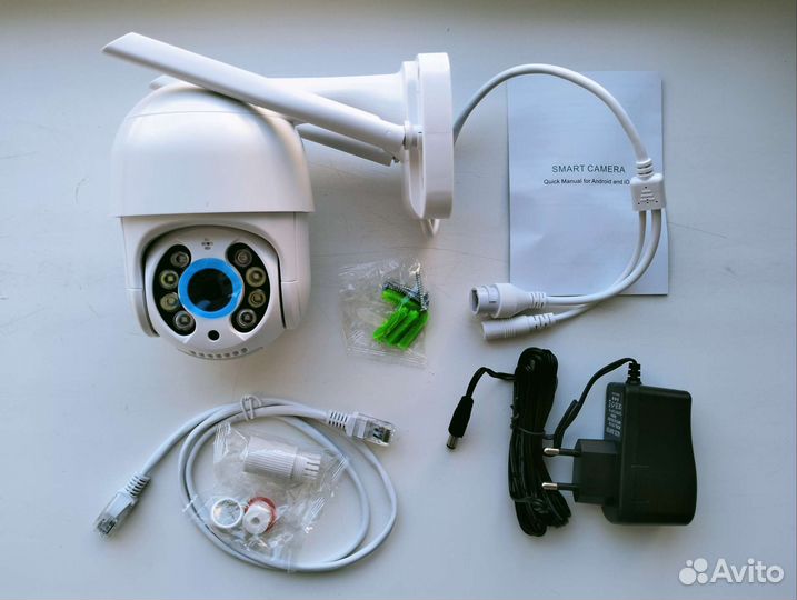 Уличная поворотная wifi камера видеонаблюдение