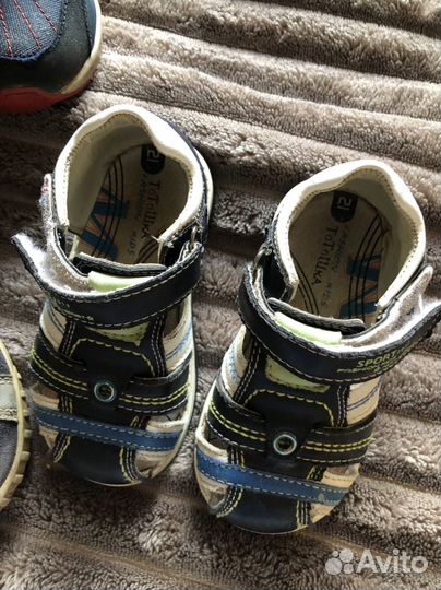 Обувь пакетом на мальчика 21-22 размера