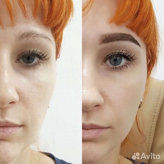 Архитектура бровей ламинирование ресниц, выезд