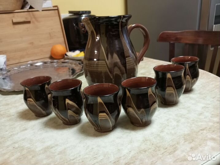 Молочный набор, керамика СССР