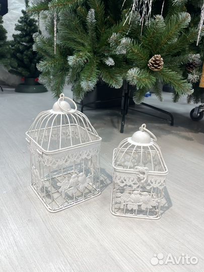 Декоративные подсвечники клетки