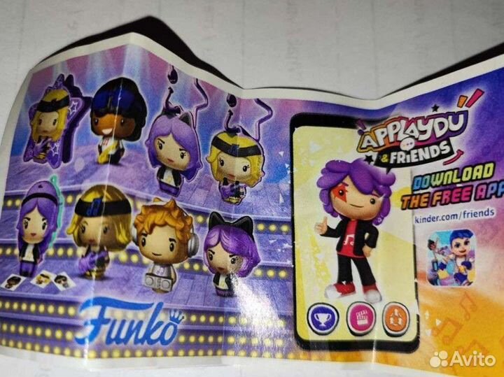 Детальки, старенькие фигурки, некомплект, вкладыш