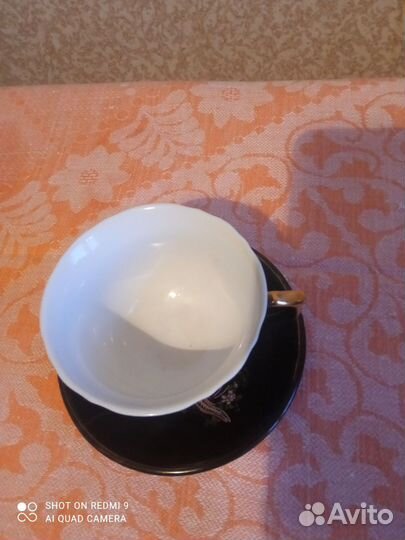 Чашка с блюдцем винтаж