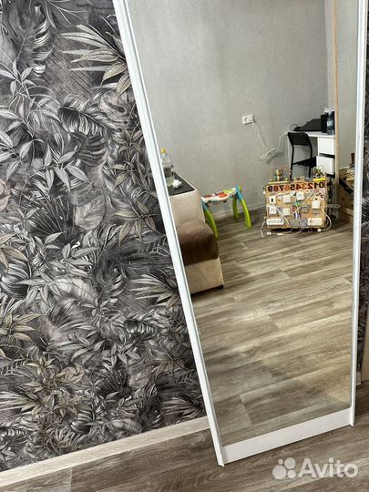 Зеркало с дверцей от шкафа-купе