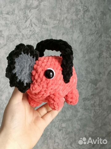 Вязаная игрушка змейка