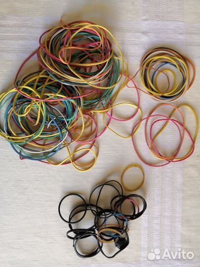 Резинки канцелярские и аптечные