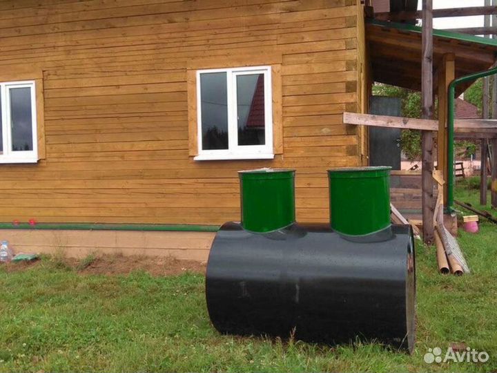 Септик эко Урал 5 переливной