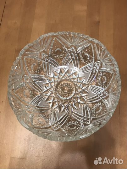 Салатник хрустальный