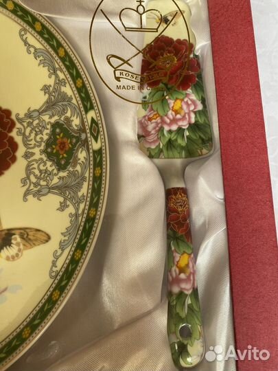 Тарелка для торта с лопаткой