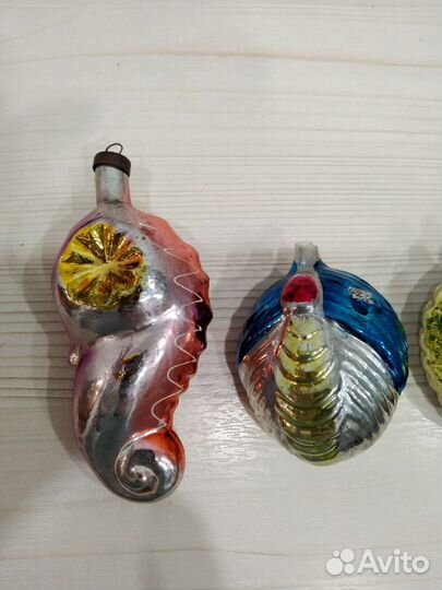 Елочные игрушки СССР большой конёк стрекоза