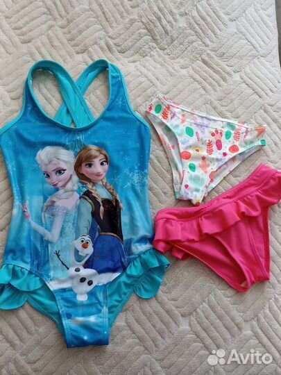 Купальник и плавки, р.122-128