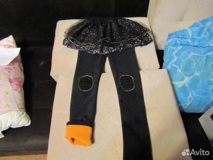 Тёплые юбка - брюки