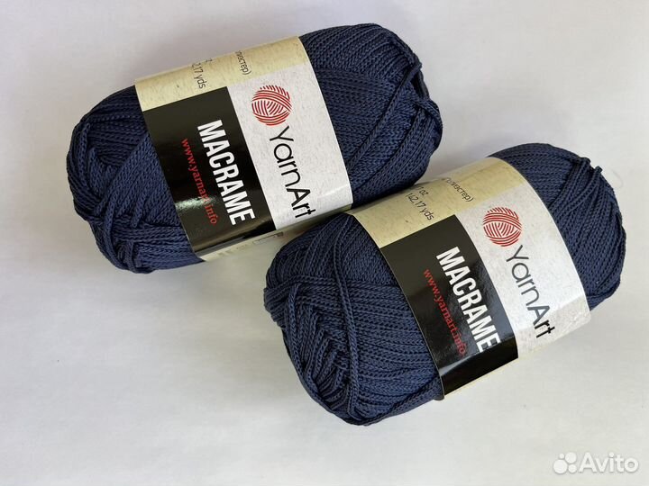 Пряжа yarnart macrame ярнарт макраме
