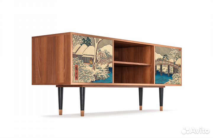 Тв-тумба T2 - Орех - Katabira River