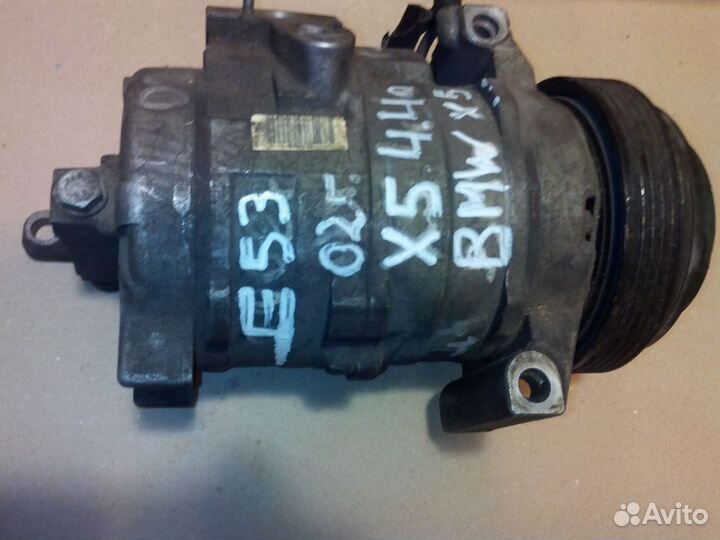 Компрессор кондиционера для бмв Х5 Е53 4.4л. bmw x