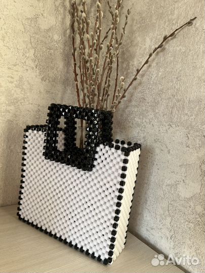 Сумка из бусин ручной работы