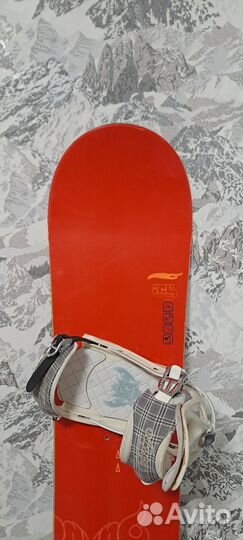 Сноуборд INC 156cm+Крепления Atom