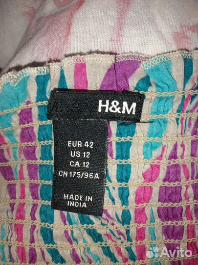 Блузка женская H&M 100% хлопок