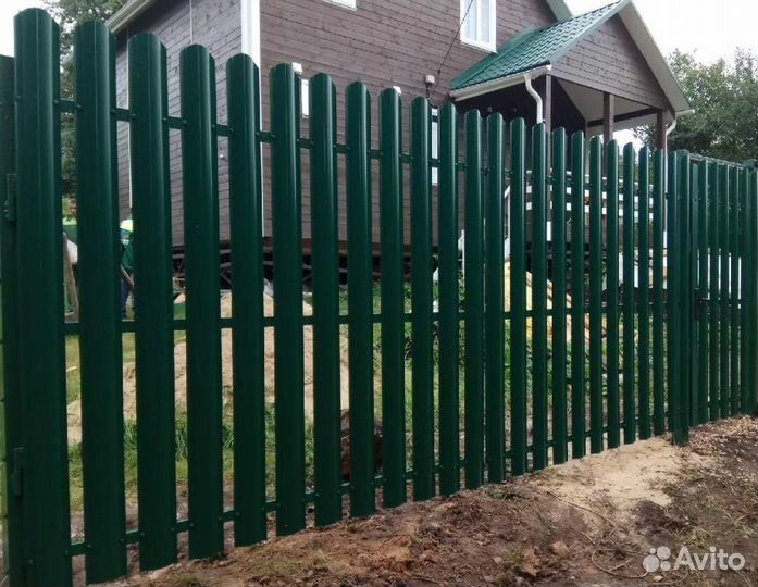 Забор металлический качественно под ключ