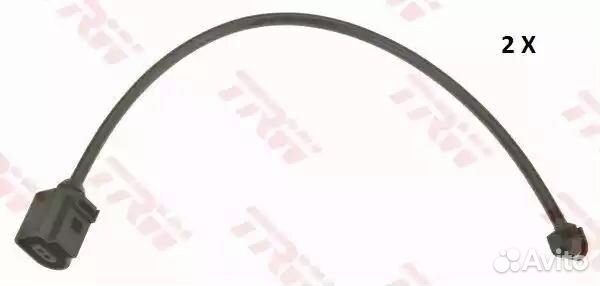 Датчик износа тормозных колодок пер vw touareg 10