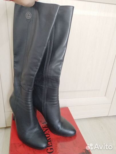 Сапоги женские натуральная кожа 39