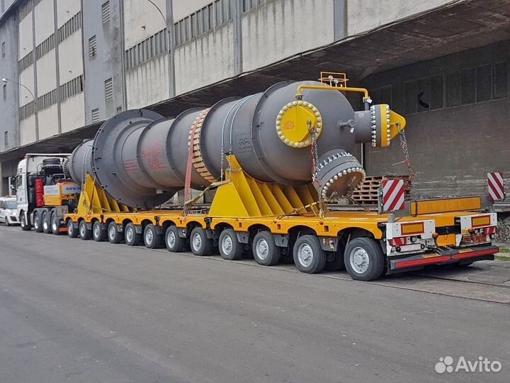 Грузоперевозки тралом негабаритных грузов