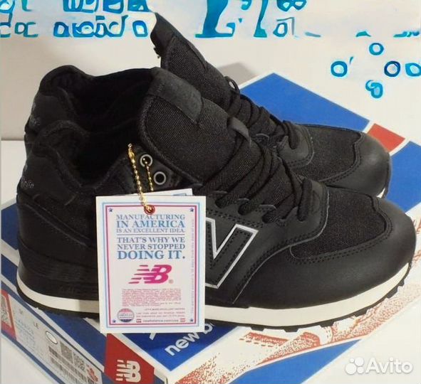 41 new balance 574 зимние made in USA оригинальные