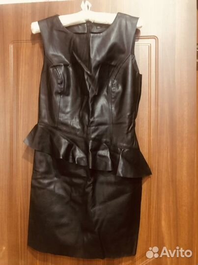 Кожаное платье